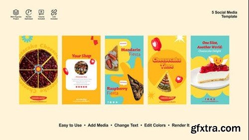 Videohive Cheescake Instagram Stories 52696668