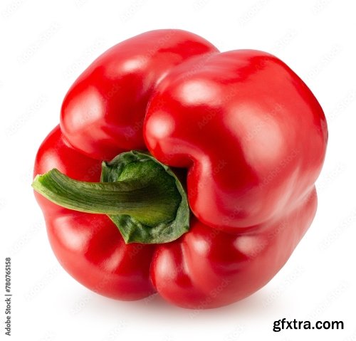 Bell Pepper Isolated On A White Background 13xJPEG