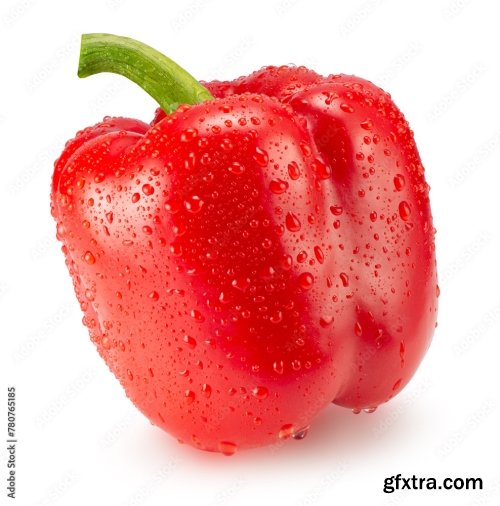 Bell Pepper Isolated On A White Background 13xJPEG