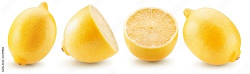 Lemons Isolated On A White Background 24xJPEG