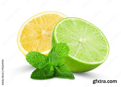 Lemons Isolated On A White Background 24xJPEG