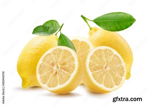 Lemons Isolated On A White Background 24xJPEG