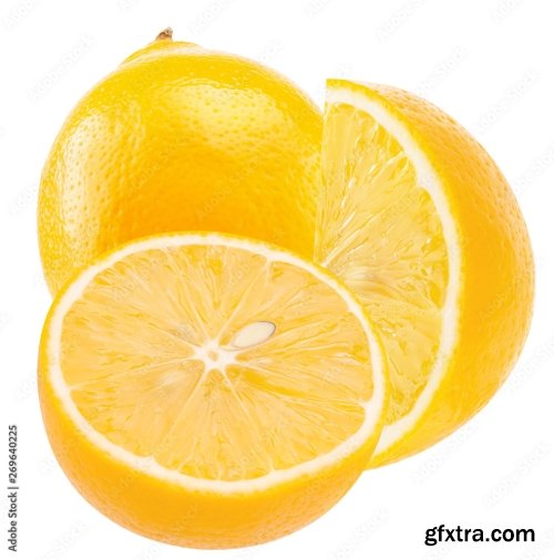 Lemons Isolated On A White Background 24xJPEG