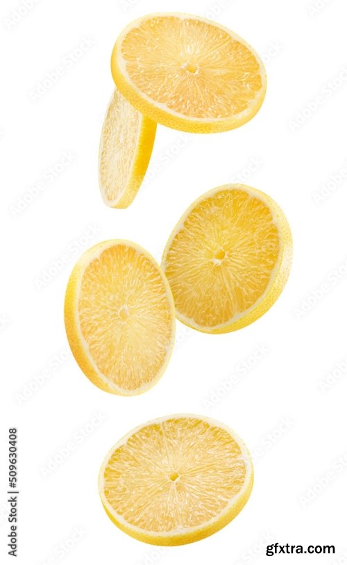 Lemons Isolated On A White Background 24xJPEG