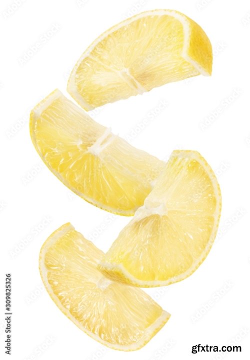 Lemons Isolated On A White Background 24xJPEG