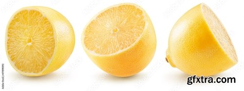 Lemons Isolated On A White Background 24xJPEG