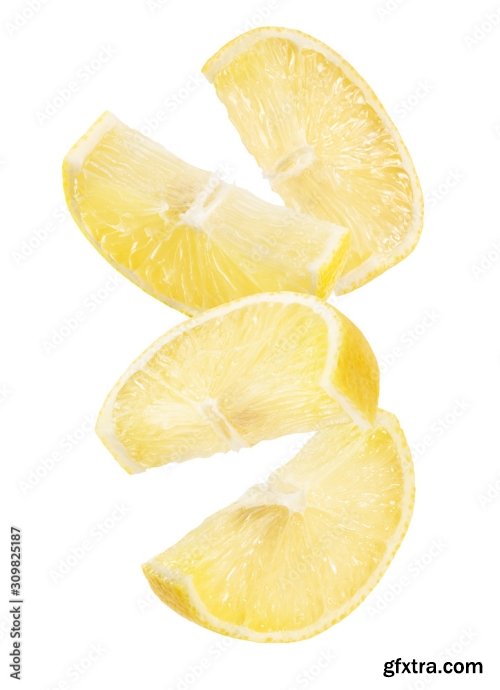 Lemons Isolated On A White Background 24xJPEG