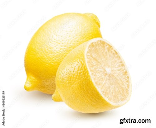 Lemons Isolated On A White Background 24xJPEG