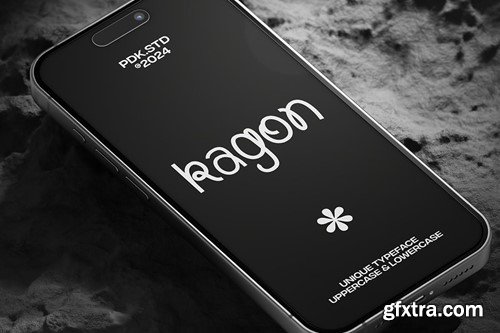 Kagon - Modern Experimental Logo Font JPALNH5