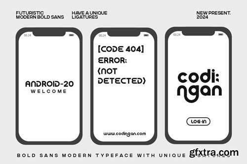 Moonet - Futuristic Modern Font HZW48BY