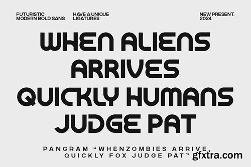 Moonet - Futuristic Modern Font HZW48BY