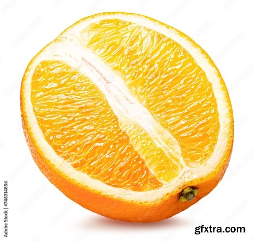 Orange Isolated On A White Background 3 25xJPEG
