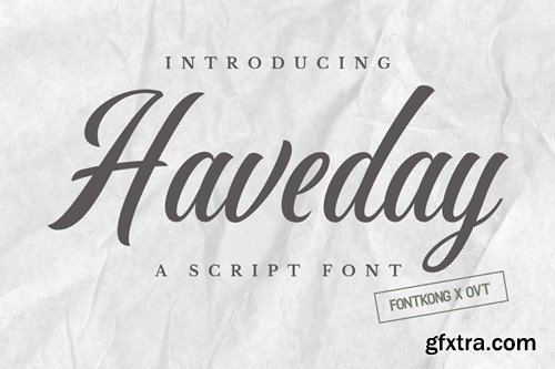 Haveday - Script Font AK7GF3V