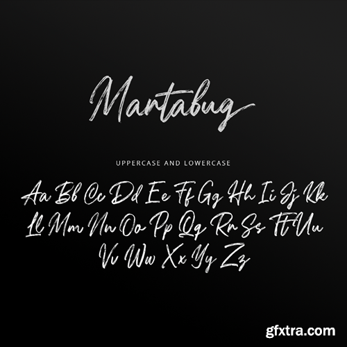 Martabug - Handwritten Brush Font TCMKXW5