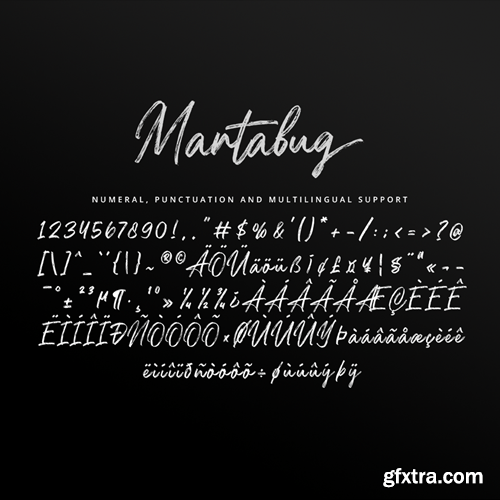 Martabug - Handwritten Brush Font TCMKXW5