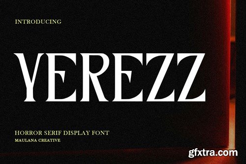 Yerezz Serif Display Font Z2FMG8A