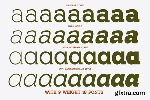 Logud - Slab Serif Family 18 Fonts 9QUMYKY