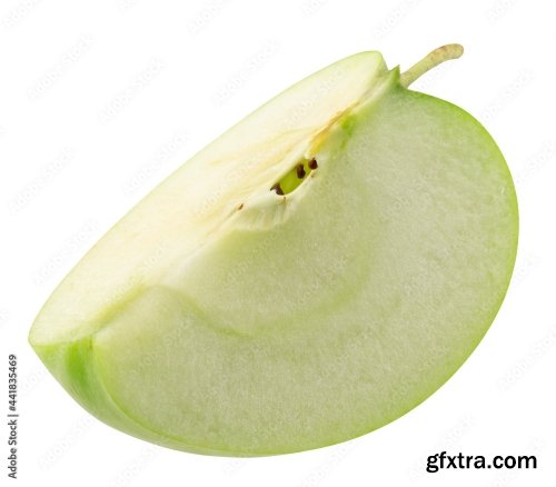 Green Apple Isolated On A White Background 17xJPEG