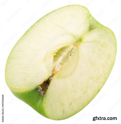 Green Apple Isolated On A White Background 17xJPEG