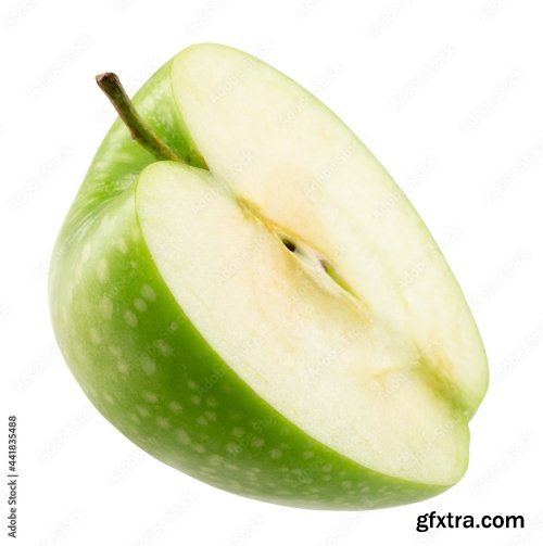 Green Apple Isolated On A White Background 17xJPEG