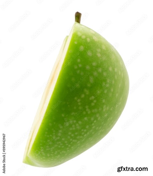 Green Apple Isolated On A White Background 17xJPEG