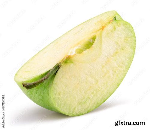 Green Apple Isolated On A White Background 17xJPEG