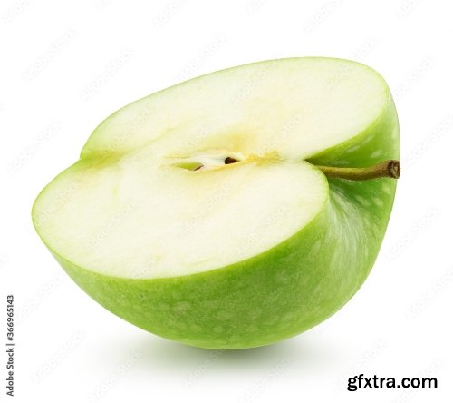 Green Apple Isolated On A White Background 17xJPEG