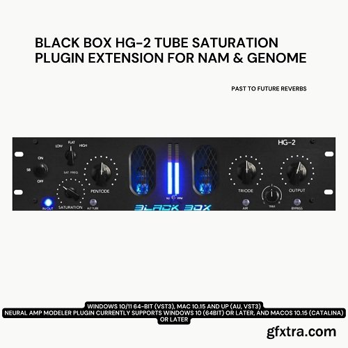 PastToFutureReverbs Black Box HG-2 Tube Saturator Plugin Extension For NAM and GENOME!