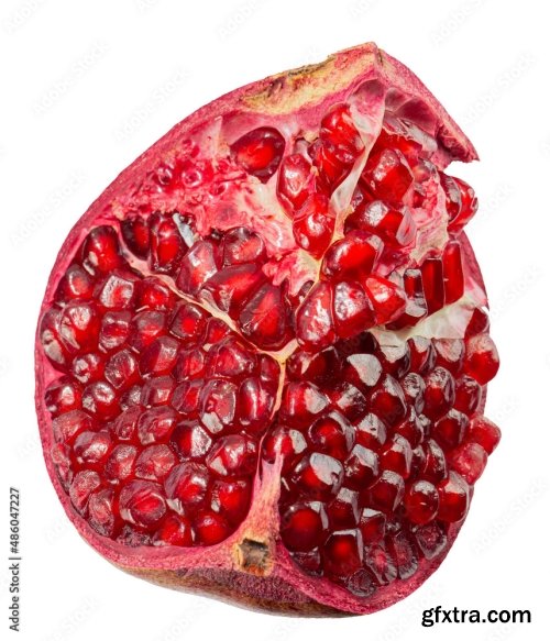 Pomegranate Isolated On A White Background 6 18xJPEG