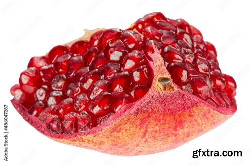 Pomegranate Isolated On A White Background 6 18xJPEG