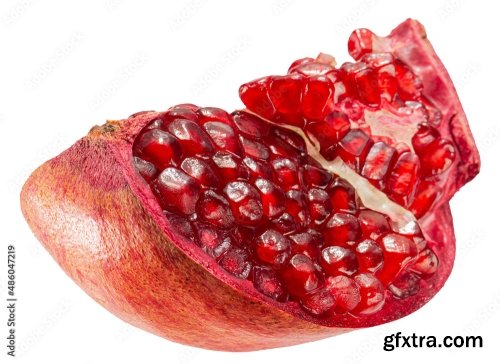 Pomegranate Isolated On A White Background 6 18xJPEG