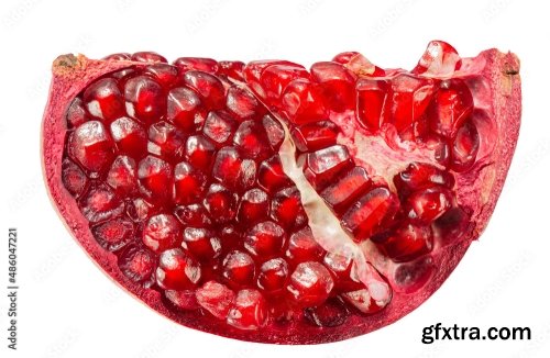 Pomegranate Isolated On A White Background 6 18xJPEG