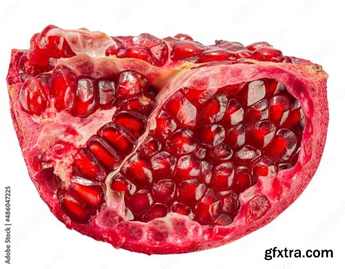 Pomegranate Isolated On A White Background 6 18xJPEG