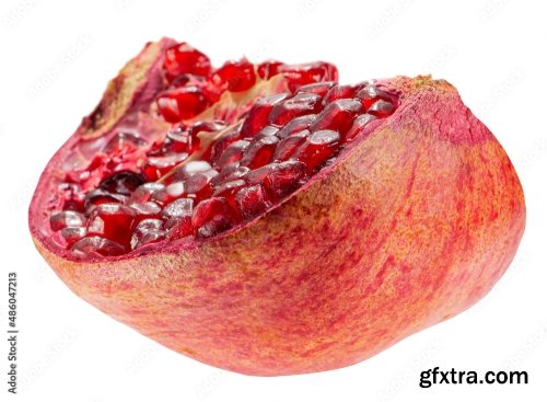 Pomegranate Isolated On A White Background 6 18xJPEG