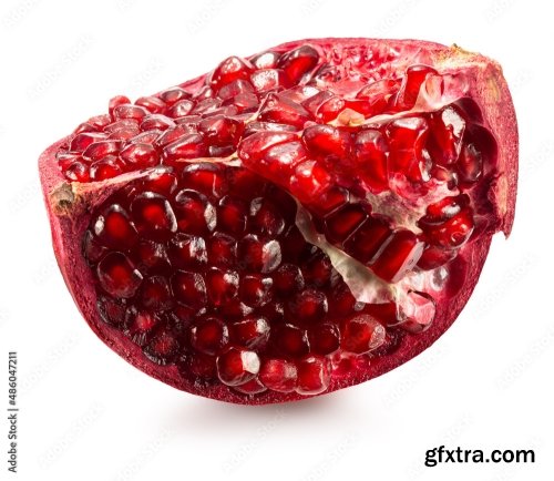 Pomegranate Isolated On A White Background 6 18xJPEG