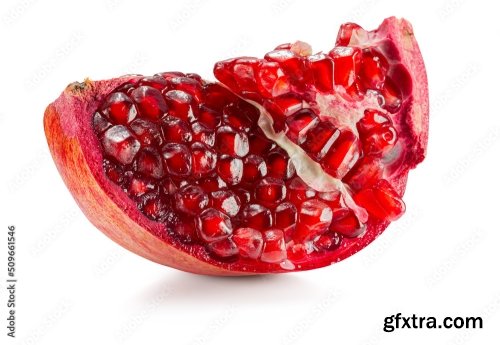 Pomegranate Isolated On A White Background 6 18xJPEG