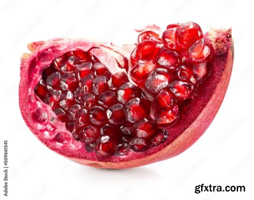 Pomegranate Isolated On A White Background 6 18xJPEG