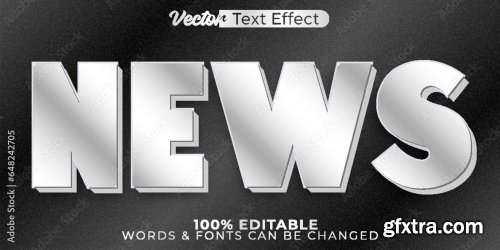 Vector Text Effect Editable Alphabet 34 25xAI