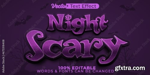 Vector Text Effect Editable Alphabet 34 25xAI