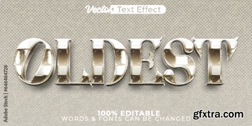 Vector Text Effect Editable Alphabet 34 25xAI