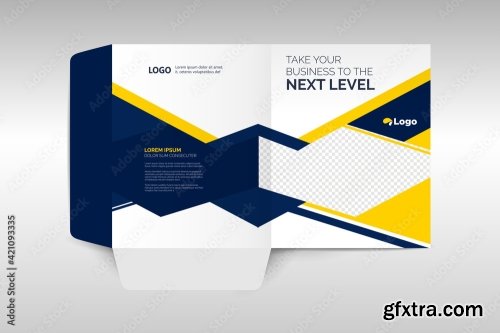 Clean Folder Template Design 14xAI