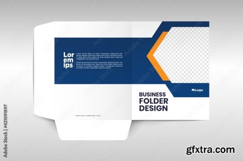 Clean Folder Template Design 14xAI