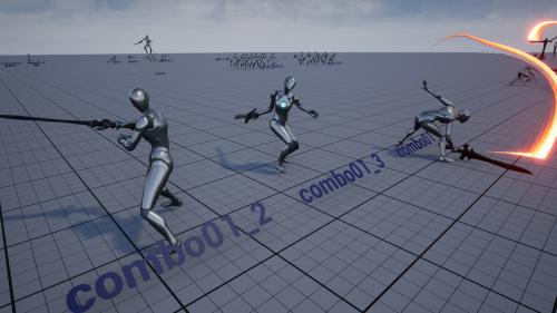 UnrealEngine - Girl GreatSword AnimSet