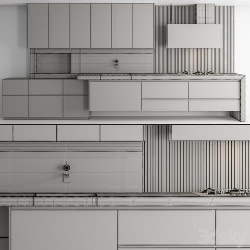 Kitchen Modern - White and Wood 61