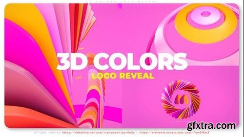 Videohive 3d Colors Logo Reveal 52662550