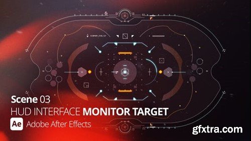 Videohive HUD Interface Monitor Target 03 Ae 52699058