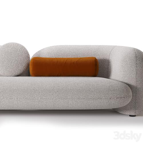 Contemporary Three Seater Sofa by Hessentia