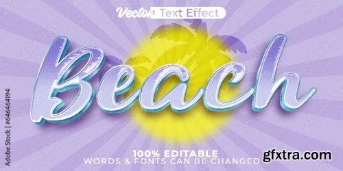 Vector Text Effect Editable Alphabet 4 20xAI