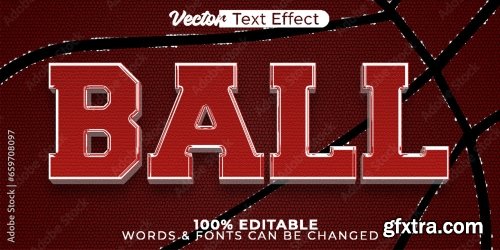 Vector Text Effect Editable Alphabet 4 20xAI