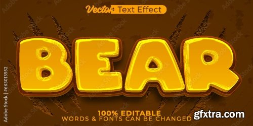 Vector Text Effect Editable Alphabet 4 20xAI